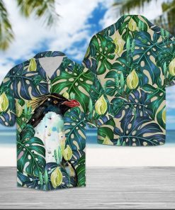 Penguin tropical hawaiian shirt 1