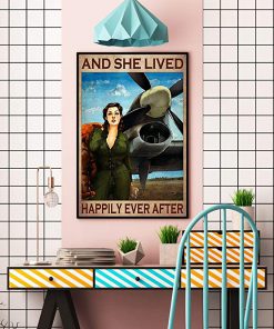 Pilot girl and she lived happily ever after poster 3