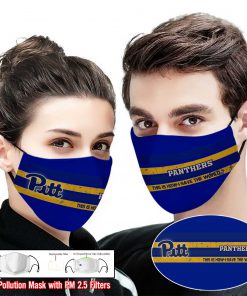 Pitt panthers this is how i save the world face mask 1