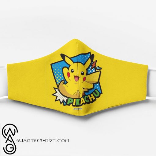 Pokemon pikachu full printing face mask