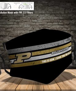 Purdue boilermakers this is how i save the world full printing face mask 3