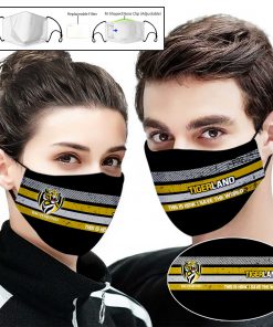 Richmond football club tigers this is how i save the world face mask 2