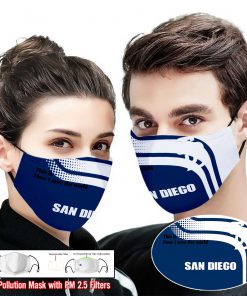 San diego padres this is how i save the world face mask 1