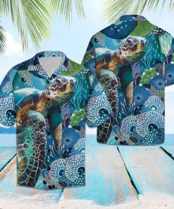 Sea turtle hawaiian shirt 1