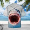 Shark face hawaiian shirt