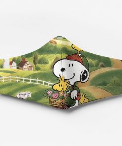 Snoopy and woodstock's relationship full printing face mask 2