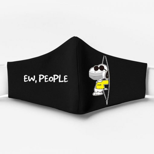 Snoopy ew people full printing face mask 1