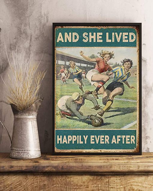 Soccer girl and she lived happily ever after poster 2