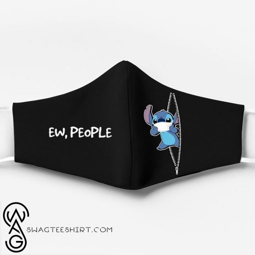 Stitch ew people full printing face mask