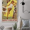 Sunbathing and she lived happily ever after poster