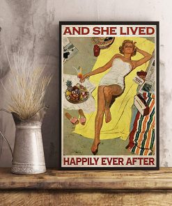 Sunbathing and she lived happily ever after poster 4