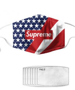 Supreme american flag anti pollution face mask 2