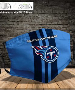 Tennessee titans this is how i save the world full printing face mask 3