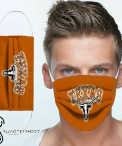 Texas longhorns football anti pollution face mask