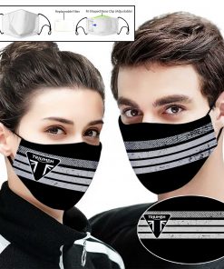 Triumph motorcycles full printing face mask 1