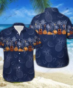 Tropical guitar hawaiian shirt 1