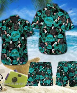 Tropical labrador retriever dog hawaiian shirt