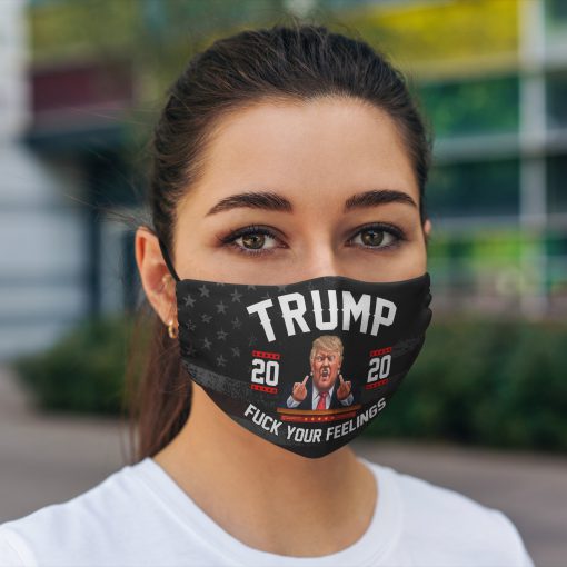 Trump 2020 fuck you feelings anti pollution face mask 2