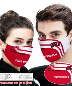 UNLV rebels this is how i save the world full printing face mask 1
