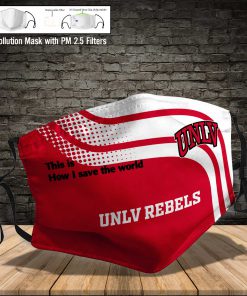 UNLV rebels this is how i save the world full printing face mask 4