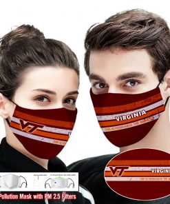 Virginia tech hokies this is how i save the world face mask 1