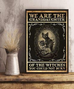 We are the granddaughter of the witches you could not burn cat poster 2