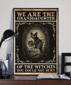 We are the granddaughter of the witches you could not burn cat poster 4
