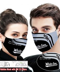 White sox this is how i save the world full printing face mask 1