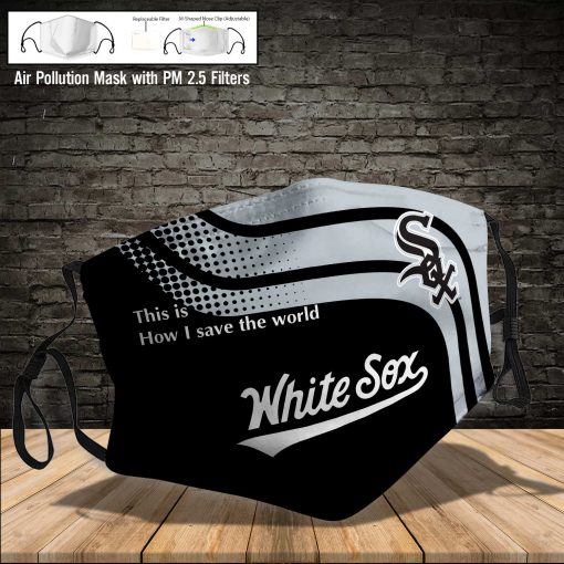 White sox this is how i save the world full printing face mask 3
