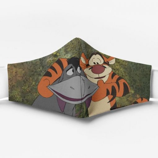 Winnie the pooh tigger and eeyore full printing face mask 1