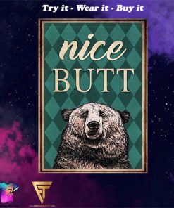 Bear nice butt vintage poster - Copy (2)