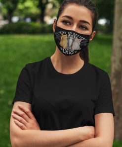 Life is better with cats anti pollution face mask 2