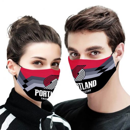NBA portland trail blazers anti pollution face mask 1