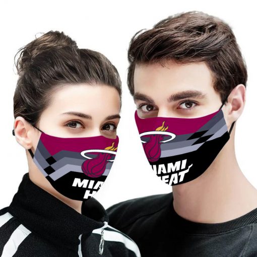 NBA the miami heat anti pollution face mask 1