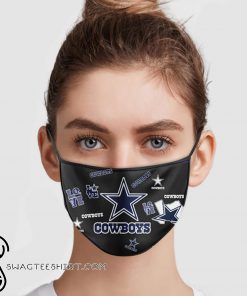 NFL dallas cowboys love anti pollution face mask