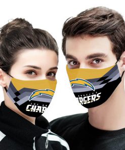 NFL los angeles chargers anti pollution face mask 1
