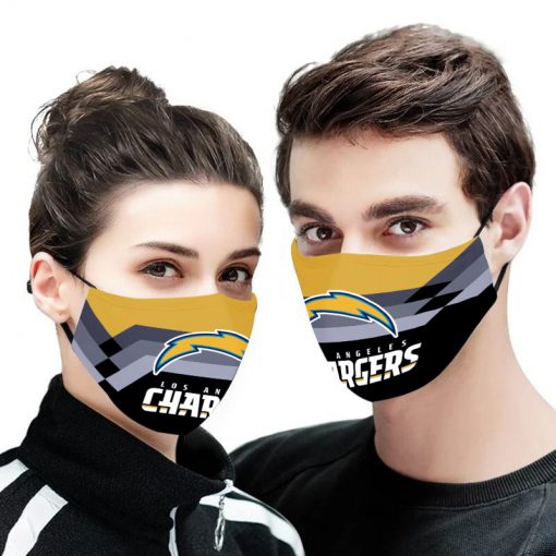 NFL los angeles chargers anti pollution face mask 4
