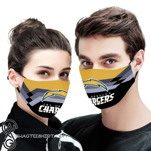 NFL los angeles chargers anti pollution face mask