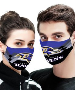 NFL the baltimore ravens anti pollution face mask 1