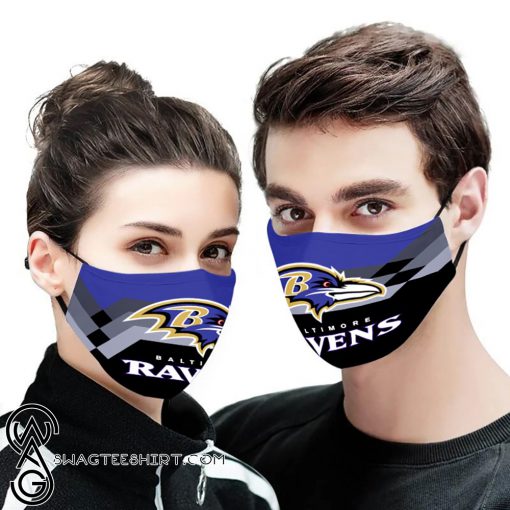 NFL the baltimore ravens anti pollution face mask