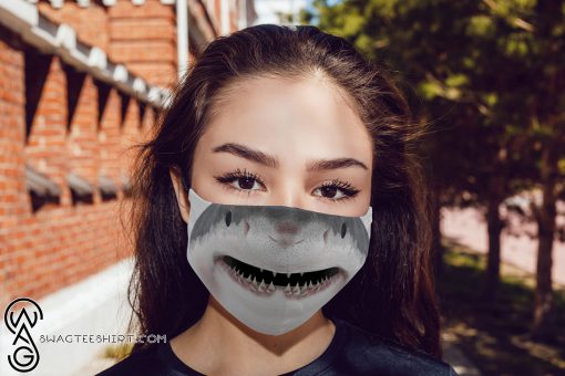 Smiling shark anti pollution face mask