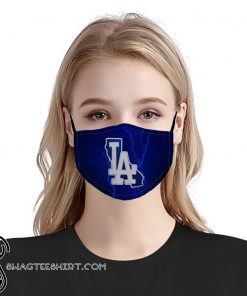 The los angeles dodgers mlb anti pollution face mask