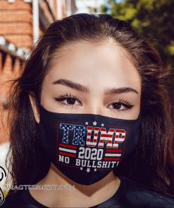 Trump 2020 no bullshit anti pollution face mask
