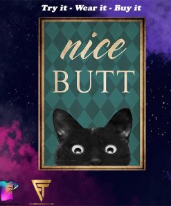 black cat nice butt vintage poster - Copy (3)