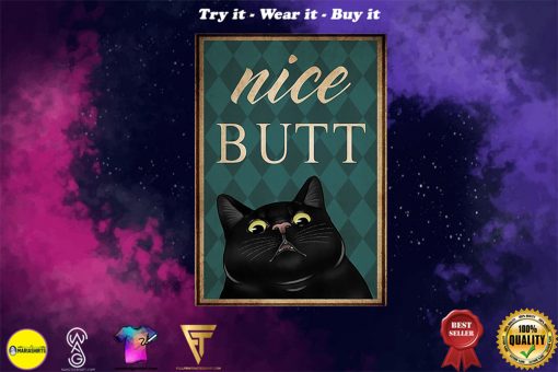 cat nice butt vintage poster - Copy (4)