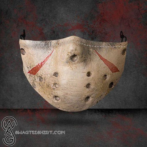 halloween jason voorhees all over printed face mask