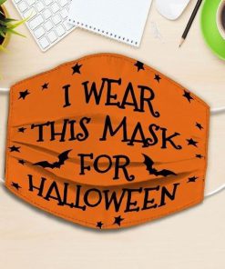 i wear this mask for halloween all over printed face mask 1