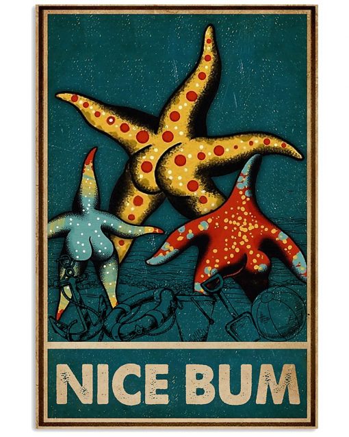 starfish nice bum vintage poster 1