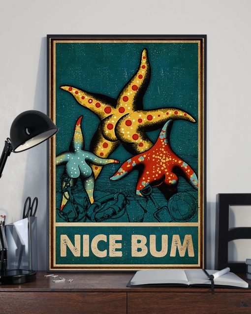 starfish nice bum vintage poster 3