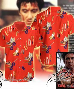 tropical antonio montana scarface hawaiian shirt